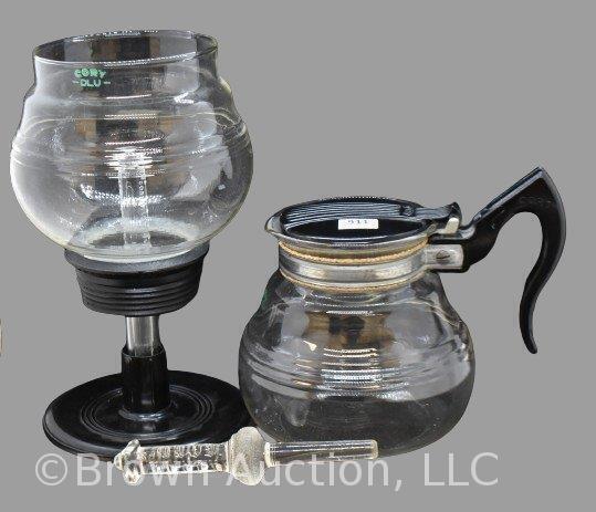 Cory stove top percolator w/ Bakelite handle and lid