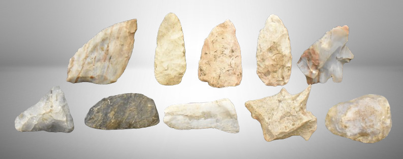 (10) Native American Indian artifacts