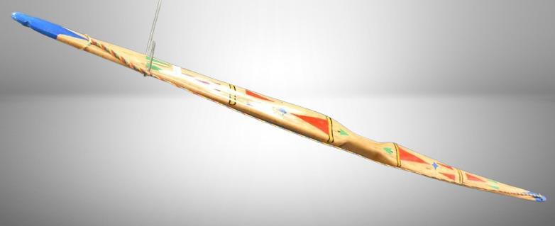 Modern Native American style recurve wooden bow, 51"
