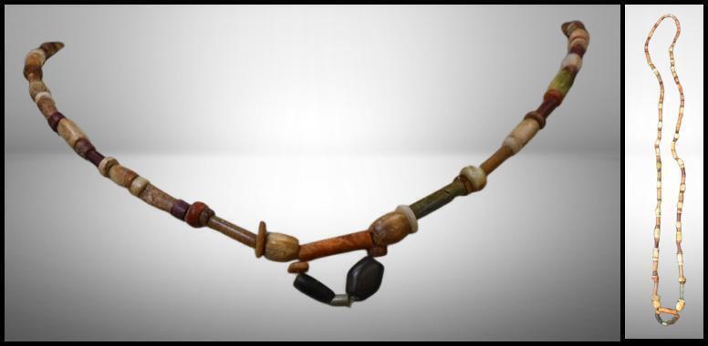 Native American stone beaded necklace