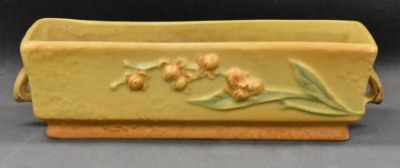 Roseville Bitter Sweet 868-8" window box, yellow - 3