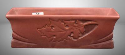 Roseville Silhouette 768-8" window box, rose