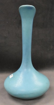 Van Briggle 12" ewer, turquoise - 4