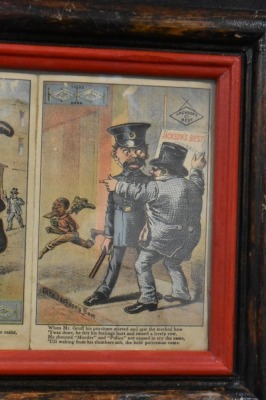 (3) Framed "Jacksons Best Chewing Tobacco" trade cards - 4
