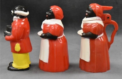 F and F mold Aunt Jemima syrup dispenser and salt and pepper set - 2