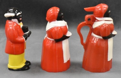 F and F mold Aunt Jemima syrup dispenser and salt and pepper set - 4