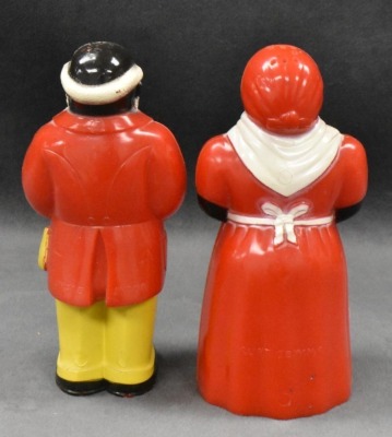 F and F mold Uncle Mose and Aunt Jemima 5" salt and pepper set - 3