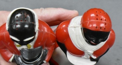 F and F mold Uncle Mose and Aunt Jemima 5" salt and pepper set - 8