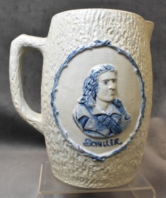 Salt glaze George Washington 8.5"h pitcher - 3