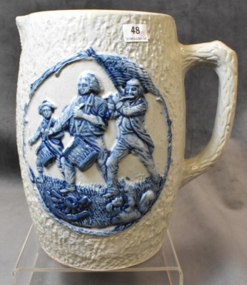 Salt glaze George Washington 8.5"h pitcher - 10