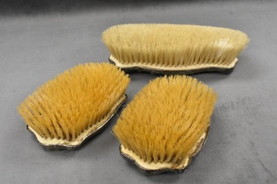(3) piece Sterling Silver vanity brushes - 5