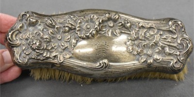 (3) piece Sterling Silver vanity brushes - 8