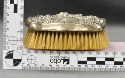 (3) piece Sterling Silver vanity brushes - 10