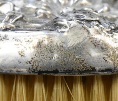 (3) piece Sterling Silver vanity brushes - 14