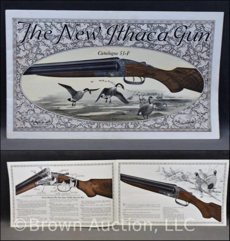1933 era "The New Ilthaca Gun" catalog w/ prices