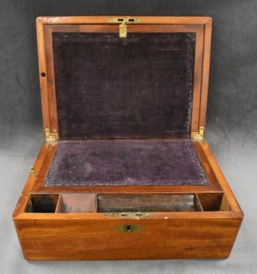 Civil War era "Writing Slope" or "Lap Desk" - 3