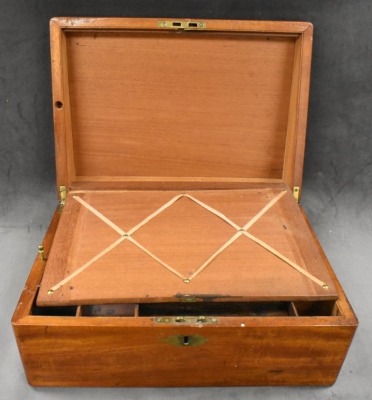 Civil War era "Writing Slope" or "Lap Desk" - 4