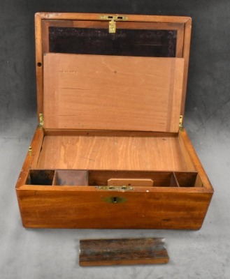 Civil War era "Writing Slope" or "Lap Desk" - 5