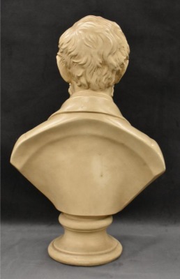 Plaster bust of President Abraham Lincoln, 17" tall - 3