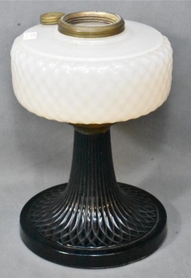 Aladdin Model B Quilt lamp, white/black moonstone - 2