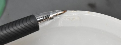 (2) Aladdin Model B Vertique lamps, green and white moonstone - 14