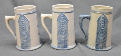 (3) Robinson Clay Windy City/Fanny Flagg 5.5" mugs - 3