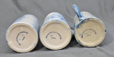 (3) Robinson Clay Windy City/Fanny Flagg 5.5" mugs - 6
