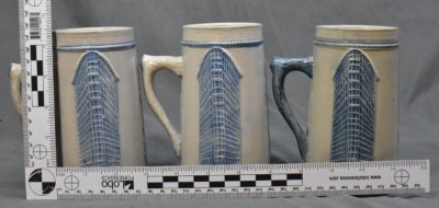 (3) Robinson Clay Windy City/Fanny Flagg 5.5" mugs - 11