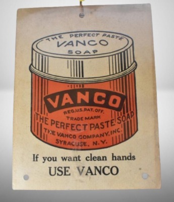 Vanco Soaf advertising cardstock light pull
