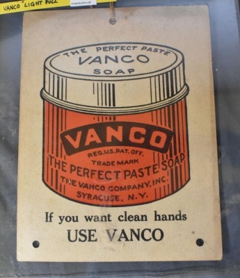 Vanco Soaf advertising cardstock light pull - 3