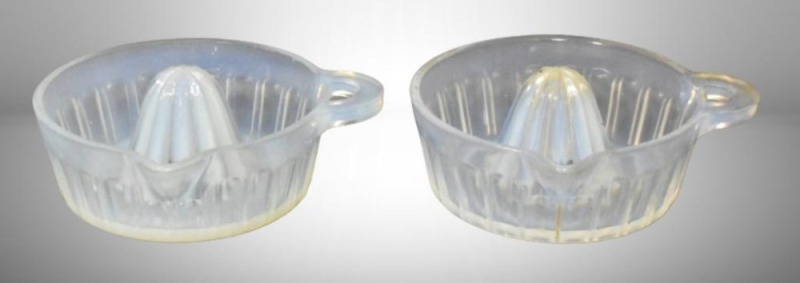 (2) Fry Glass juice reamers