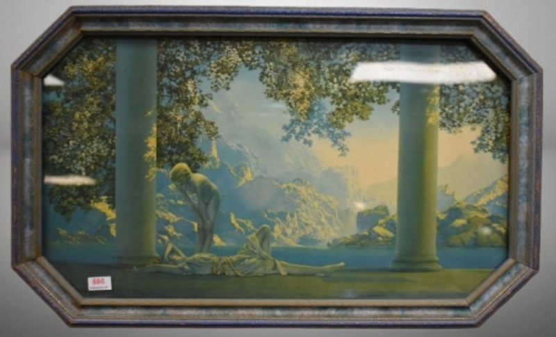 Maxfield Parrish print - Daybreak