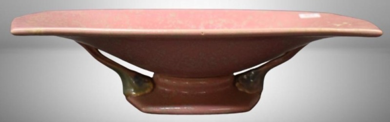 Roseville Tuscany centerpiece bowl, pink