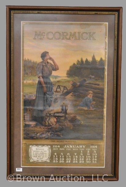 1914 advertising calendar - McCormick Machines, "The Home Makers"