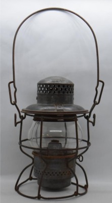 Adlake Kero Rock Island railroad lantern, clear globe - 2
