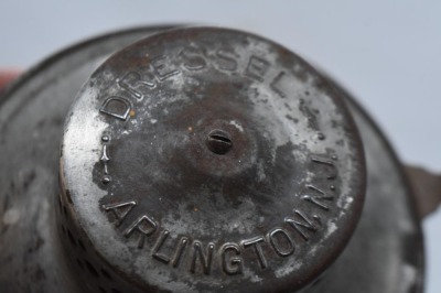 Dressel/ Arlington, NJ/ MKT railroad lantern, clear globe - 8