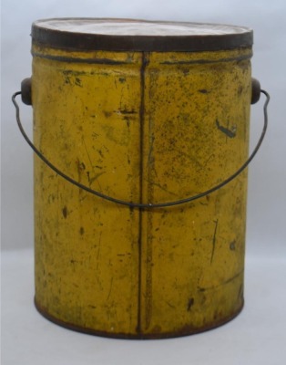 "Harvest Home Brand Peanut Butter" 15 lb. can w/ handle - 4