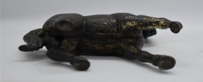 Cast Iron prancing horse still bank - 8