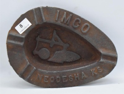 Cast Iron ashtray cast by IMCO Foundry, Neodesha, KS - 2