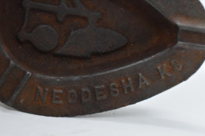 Cast Iron ashtray cast by IMCO Foundry, Neodesha, KS - 8