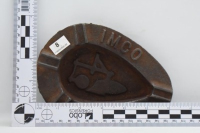 Cast Iron ashtray cast by IMCO Foundry, Neodesha, KS - 12