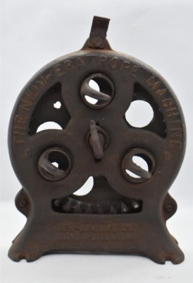 Cast Iron "The New-Era Rope Machine" (Minneapolis, Minn) - works - 3