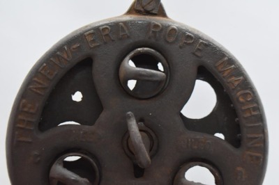Cast Iron "The New-Era Rope Machine" (Minneapolis, Minn) - works - 7