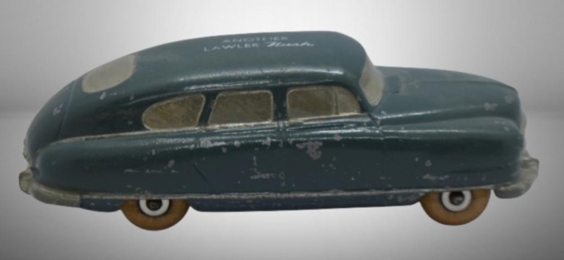 Vintage tin toy car - 1949 Nash Airflyde Sedan promo - "Another Lawler Nash"