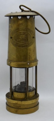 Brass "Cambrian Miners Safety Lamp", No. 21104 - 2