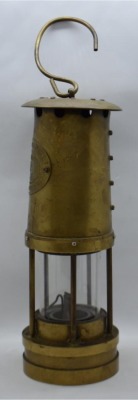 Brass "Cambrian Miners Safety Lamp", No. 21104 - 3