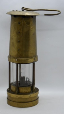 Brass "Cambrian Miners Safety Lamp", No. 21104 - 4