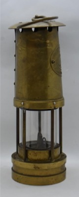 Brass "Cambrian Miners Safety Lamp", No. 21104 - 5