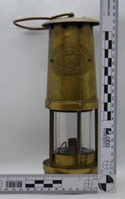 Brass "Cambrian Miners Safety Lamp", No. 21104 - 9