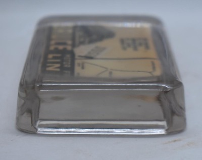 Advertising paper weight w/ mirror - Bruce Motor Freight Lines - 5